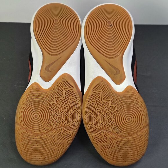 Nike Precision 3 Basketball Sneakers Black Metallic Copper AQ7496-006 Mens 7 - Picture 9 of 10